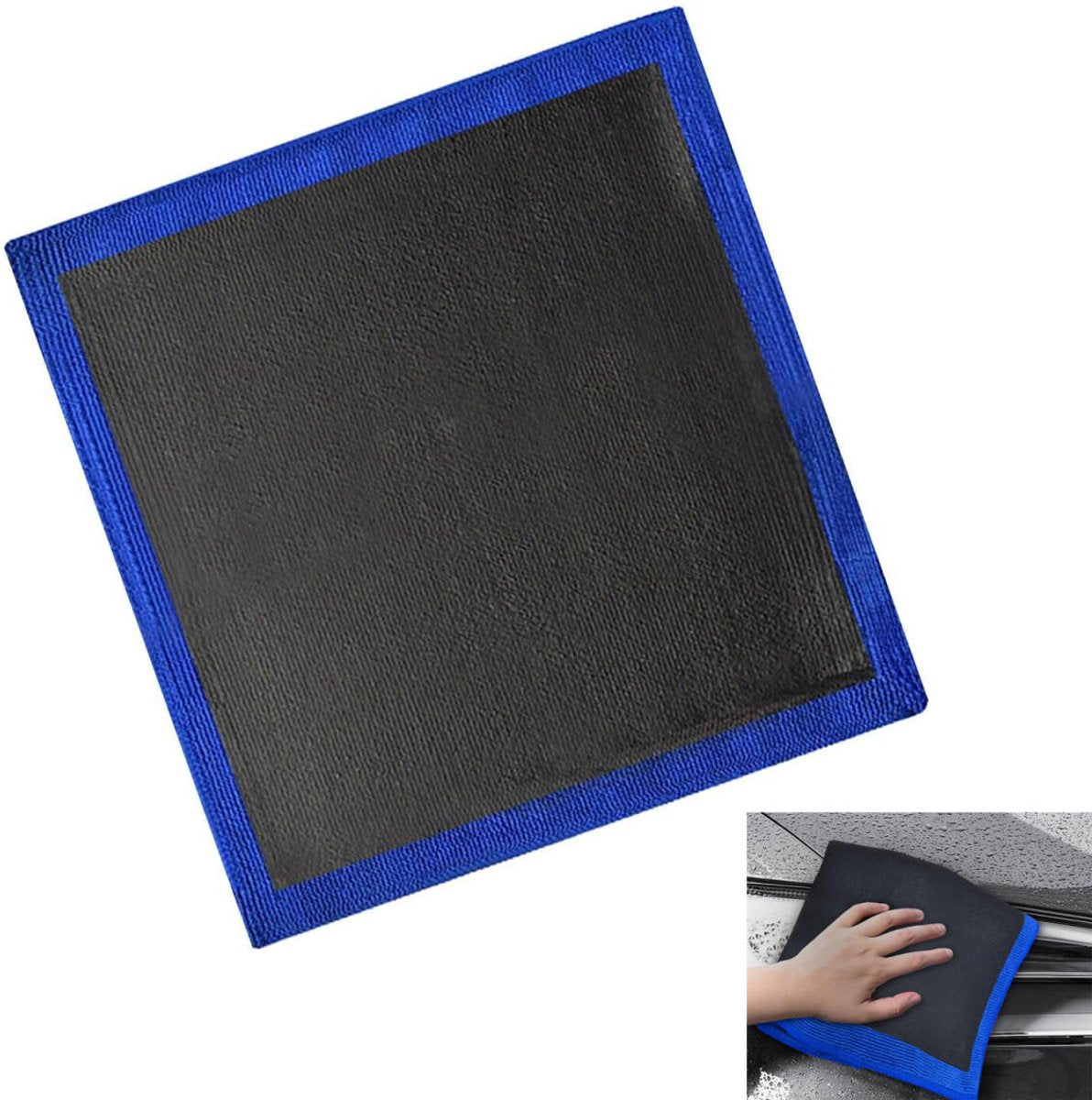 Car clay cloth - Car wash towel - Car cleaning towel - Clay bar - Clay towel - Clay bar towel - Car cleaning - detailing cloth - perforated polishing cloth - cleaning cloth - for car detailing, car cleaning, disinfection - 30*30 cm - blue