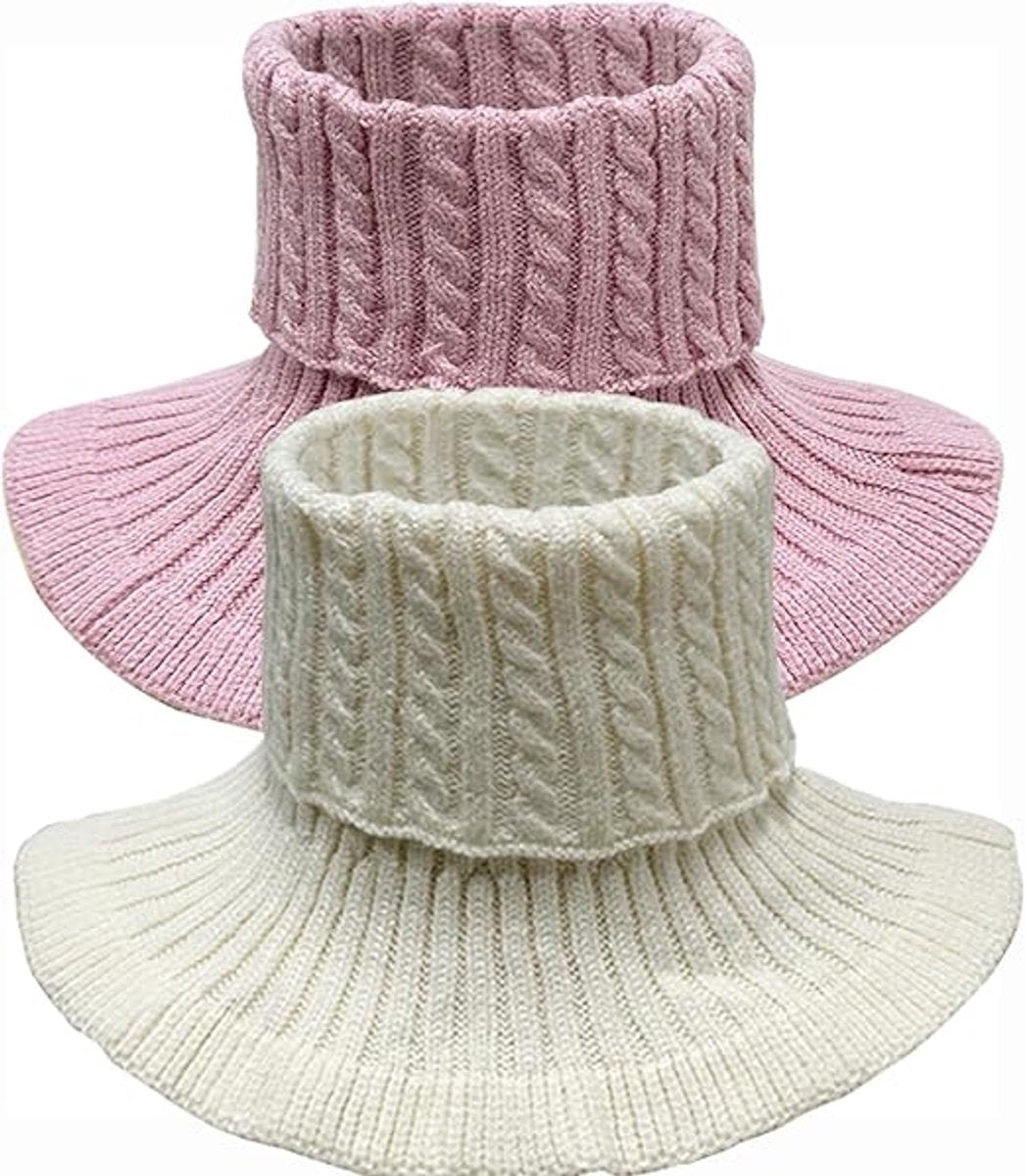 Pieces Faux Turtleneck - Faux Longneck Sweater - Women's Turtleneck - Women's Blouse Collar - Patch Turtleneck - Knitted Collar - Faux Knitted Collar - Turtleneck - Faux High Turtleneck - Fake Turtleneck - Turtleneck - Fake Turtleneck - Small Collar - Win