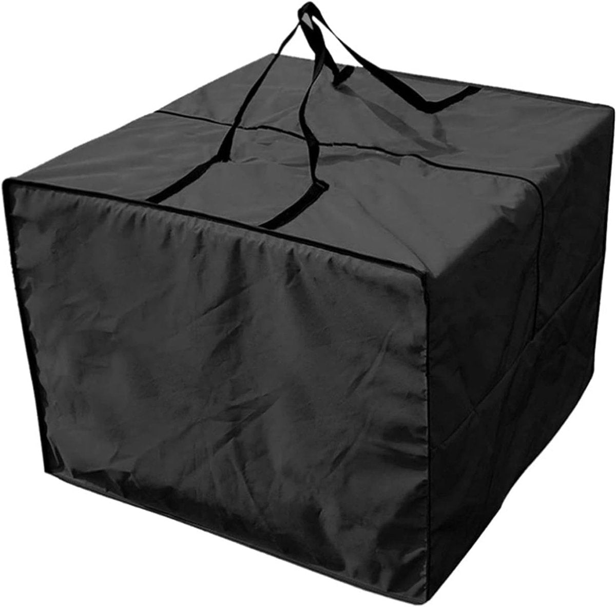 Storage bag - Furniture cover - Garden furniture cover - Storage bag for seat cushion - Oxford fabric storage bag - Waterproof storage bag - dust cover - with storage bag - with zipper, handles - for garden furniture, clothing, cushions - 81*81*61 cm - bl