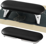 Nail Armrest - foldable - Nail Stylist Armrest - PU leather nail hand rest - with table mat - for nail technology - Nail Cushion - nail hand cushion for manicure salon use - Manicure pads - Manicure Cushion - Nail armrest cushion - Black