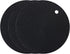 Silicone Pot Holders - Round - Pot Holders - Glass Coasters - Heat-Resistant Pot Holders - For Pots and Pans - Insulation Mats - Durable Non-Slip - Heat-Resistant Mats - Durable Flexible - Black