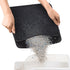 Cat Litter Mat - 30 x 45 cm - Waterproof Cat Litter Mat - Cat Litter Mat - Grit Catcher - Cat Litter Mat - Double Layer - Cat Litter Mat - Catchment Area - Cat Mat - Black