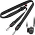 Camera Strap Compact - Wrist Strap for DSLR Camera - Neck Strap Band - Belt - Shoulder Strap - Camera Strap Set - Carrying Strap - Adjustable Length - Suitable for Canon, Nikon, Sony DSLR - Black