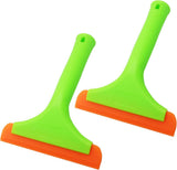 2 pieces - 6 inch car windshield wiper - Windshield wiper - small windshield and tile wiper for glass doors - green handle - 15*19 cm
