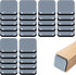 30 pieces - Furniture mats - Teflon furniture glides - Teflon furniture mats - Foot pads for table and chair - floor protectors - easy to move - for chairs, tables, sofas and beds - square - 20*20*6 mm