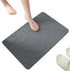 Absorbent Bath Mat - 40*60 cm - Diatomaceous Earth Bath Mat - Non-Slip Diatomite Mat - Non-Slip Shower Mat - Shower Mat - Bathroom Mat - Toilet Mat - non-slip bath mat - water-absorbent mat - entrance doormat - quick-drying bath mat - dark grey