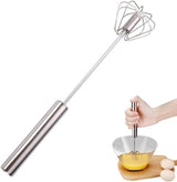 Hand mixer - 12 inch - Semi-automatic beater - Whisk - Beater - Egg whisk - Whipping cream whisk - Kitchen aid - for cooking and baking - Milk frother - Kitchen utensils - for kitchen
