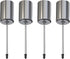 4 pieces - Candle holder - candle holder - candlestick - Christmas wreath candle holders - metal candlestick - Christmas decorations - home decor - candle accessories - 2.5*2.5*11 cm - silver