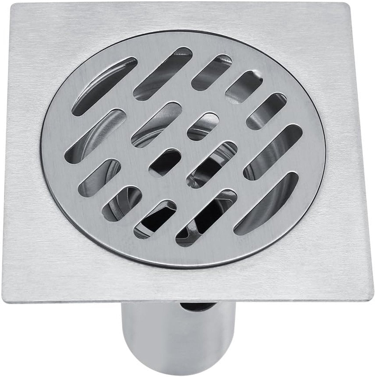 Square shower drain - Floor drain - Basket strainer - Drain strainer - Sink strainer - sink stopper - Stainless steel square odor-proof floor drain - drain stopper - Washbasin drain plug - Odor-proof floor drain - for bathroom, kitchen washbasin, toilet