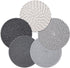 5 pieces - Coasters - 18 cm - Round Coasters - Heat-resistant coaster - Pot coasters - Vase mat - Table accessories - for hot dishes, pots and pans - for kitchen, furniture, countertops and table coasters - grey