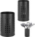 2 pieces - 18*12cm and 16.5*10cm - kitchen tool holder - stainless steel cutlery basket - tableware storage - drain rack - cutlery box - for organizing drawers and countertops - for kitchens - black