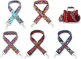 Bag Strap - 4-Piece Shoulder Strap - Adjustable Bag Strap - Bagstrap - Bag Strap - Colorful Ethnic Style Strap - shoulder strap for bag - Shoulder Strap - bag strap bag strap - Front Shoulder Strap Handbag Canvas Bags DIY Accessories Unisex