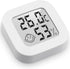 Mini digital indoor thermometer - Weather station - Thermometer - Highly accurate temperature monitor - Indoor thermometer - Hygrometer - Thermo-hygrometer - Comfort level indicator - White
