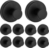 10 pieces suction cup hooks for shower - suction cup hooks - suction cup towel hooks for bathrooms - self-adhesive wall hook - SUS304 waterproof stainless steel hooks - for bathroom, bedroom, kitchen, hotel and office