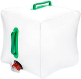 20L - Water tank - Foldable water tank - Foldable water bag - Foldable water container with tap - Portable foldable water bottle - Hydration bag - Camping hydration bag - Easy to store - Travel-friendly - With 2 handles - 28*28*26 cm