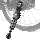 Kids' bike stand - 18" - bicycle stand - mountain bike stand - adjustable - easy to install - single-sided stand - kids' bike stand - black