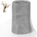 Stainless steel fine mesh - 9 m x 12.7 cm - Insect net - Rodent repellent net - Bird-proof net - Stainless steel mesh - stainless steel metal mesh - for keeping out snails, birds, slugs and insects - Garden protection - silver