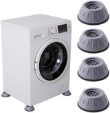 4 Pieces Vibration Washing Machine Feet - Shock Absorbers - Rubber Feet - Washing Machine Shock Absorbers - Non-slip and Quiet - Washing Machine Stand - Suitable for Washing Machine Stands - Washing Machine and Dryer Feet