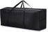 Storage bag for garden furniture cushions - 600D - waterproof - UV-resistant - portable storage bag - Dust cover - Garden Furniture Cushion Cover - for garden furniture with handles and zipper - 122x38x51cm - black