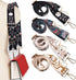 Bag Strap - 4-Piece Shoulder Strap - Bagstrap - Adjustable Bag Strap - Bag Strap - Unisex Bag Strap - shoulder strap for bag - Shoulder Strap - bag strap bag strap - Silver Buckle - For Shoulder Strap Handbag Canvas Bags DIY Accessories Unisex
