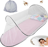 ultralight foldable mosquito net - pop-up mosquito net - travel tent - portable camping tent - family mosquito net - folding bed mosquito net - 200 x 80 x 56 cm