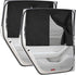 2 pieces - 71*47 cm - car sunshades - universal magnetic car sunshades - for windows - double-layer car sunshade covers - blackout car curtains - for privacy - blocking UV radiation and heat - with 10 magnets - black
