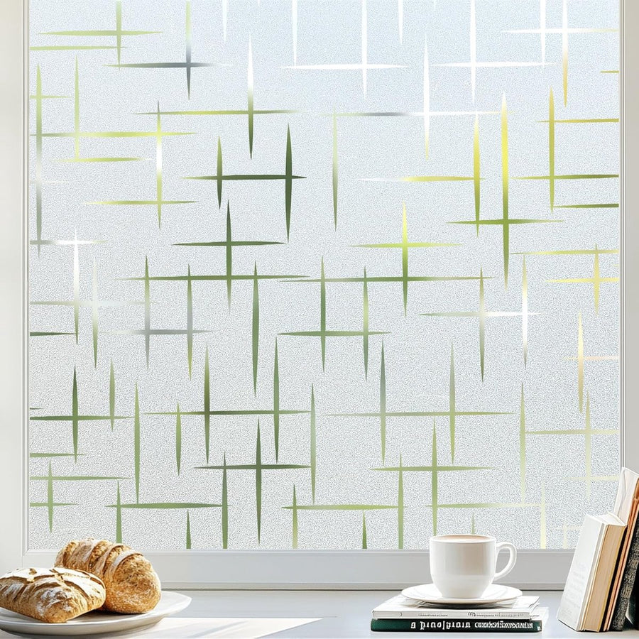 Window film - 45x200cm - anti-glare window film - Window privacy film - static window film - frosted glass decorative static sticker - Sun protection and Insulating - Self-adhesive - window film - Frosted glass