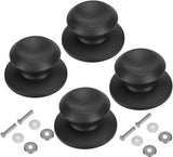 4 pieces - Pan lid knob - Lid knobs - Aperture 6-10 mm - Pot Lid Knob - Lid Handle - Lid Knob - Anti-burn knob - Replacement Handles - universal replacement lid knobs for pans - handle for kitchen cookware