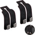 pieces - 17*4.5*8.5 cm - car headrest hooks - multifunctional leather car seat organizer - hook for the car backrest - car interior accessories - for bags, wallets, umbrellas - black