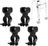 pieces - walking stick holder - wheelchair accessories - scooter accessories - crutch holder - versatile crutch holder - universal accessories for crutches, rollator, wheelchair, bicycle - 8.3*4.5*3.3 cm - black