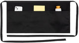 Waiter Apron - Kitchen Apron with 3 Pockets - Waterproof Bar Apron - Waterproof and Oil-Repellent - Restaurant Unisex Half Aprons - Waitress Apron - Black Server Aprons - Waiter Short Half Waist Server Apron - Aprons
