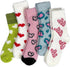 5 pairs - Warm Winter Socks - Plush Socks - House Socks - Non-slip Socks - Fluffy Socks - Fuzzy Slipper Socks - Sleep Socks - Coral Fleece Sleep Socks - Soft Bed Socks for Women - For Cold Nights - Cute Cat and Heart Pattern