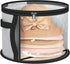 Hat Box - Hat Storage Box - Storage Box for Hats - Round Hat Boxes - Foldable Hat Storage Boxes - Stackable Hat Organizer - Baseball Cap Organizer - Hat Box - for up to 7 hats - perfect for your wardrobe - Grey
