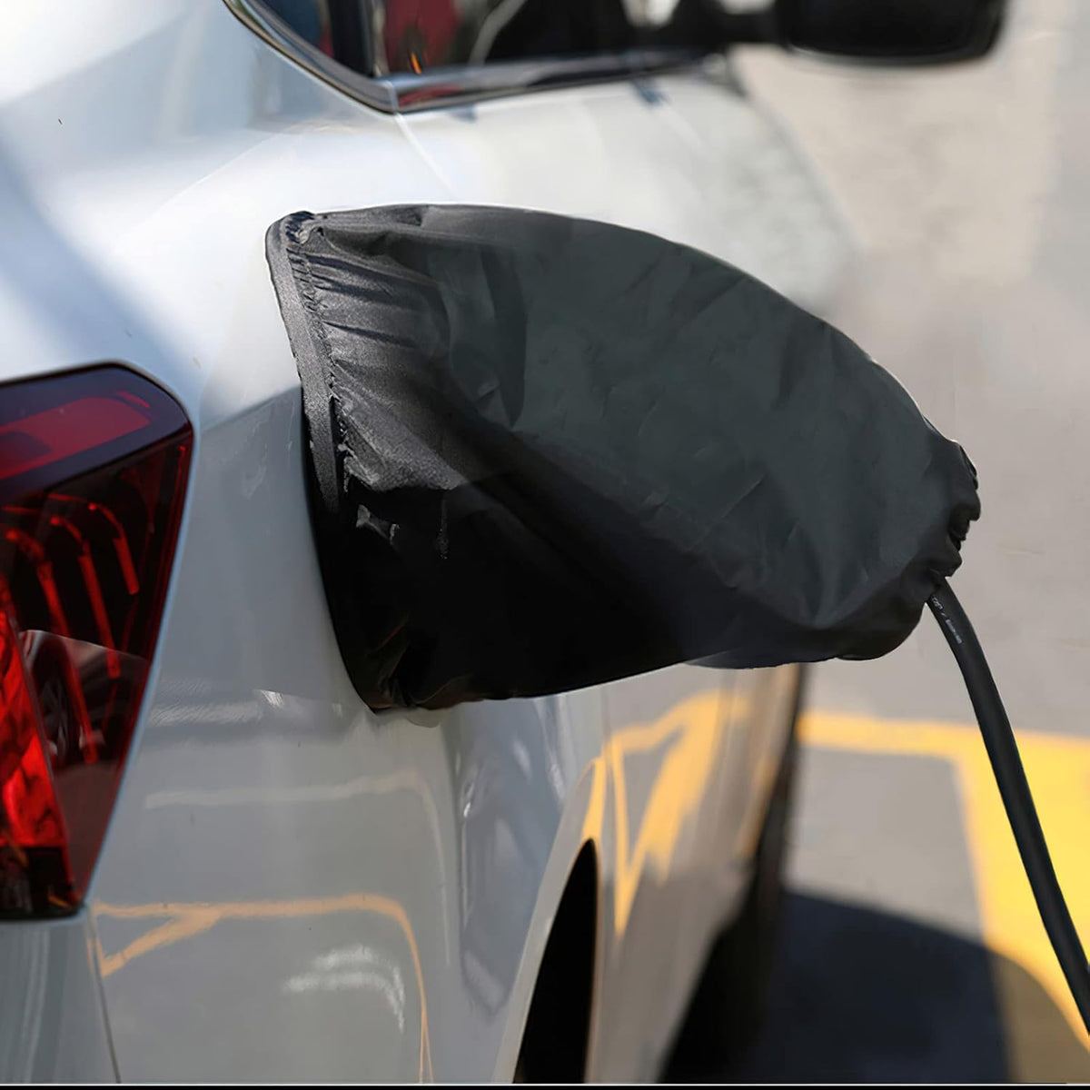 Electric Vehicle Charging Port Protector Compatible with Outdoor Charging Connector