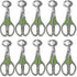 Stainless Steel Quail Egg Peeler Cutter Opener Tool, 10 pcs