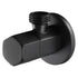 Black Shut-off Valve Angle Faucet Brass Diverter Toilet Shower Nozzle Connector Solid Brass Coupling Bracket