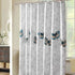 Shower Curtain 220x200cm Bathroom Curtain with Hooks Mildew Resistant