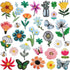 Iron-on Embroidered Patches - Clothing Decoration - 32 Pieces