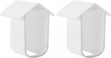 2 pieces - Camera silicone protective cover - security camera protective cover - white - soft silicone case - security camera protective cover - weatherproof silicone housing - for EufyCam 2C