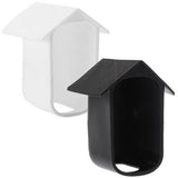 2 pieces - Camera silicone protective cover - Surveillance camera protective cover - suitable for EufyCam 2C - Protection - Weatherproof silicone housing - Soft - Black + White