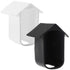 2 pieces - Camera silicone protective cover - Surveillance camera protective cover - suitable for EufyCam 2C - Protection - Weatherproof silicone housing - Soft - Black + White