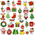 32 Pieces Iron-On Patches - Christmas Iron-On Embroidered Patches - Embellishments for Clothing - Clothes Patches - DIY Accessories - Cute Sewing Appliques - Sew-On Embroidered Applique Sewing Patches - For Jackets, Hats, Backpacks