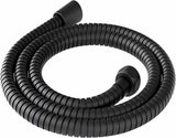 Shower hose - Shower hose - 200 cm - Anti-kink - black - Stainless steel - steel & copper - Bathroom Accessories - Water hose Shower - Home accessories - shower hoses - Flexible - Universal G1/2"