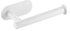 Toilet Roll Holder - Toilet Roll Holder - No Drilling - White - Self-Adhesive - Roll Holder - Stainless Steel - Bathroom & Kitchen - 16*8*4.5 cm - for kitchen, bathroom and toilet
