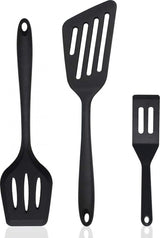 Spatulas - 3 pieces - Spatula Silicone - BPA free - Non-stick coating Silicone Cooking Utensil Set, Slotted spatula, heat resistant spatula, fish spatula, spatula kitchen utensils, for coated pots - Non-stick