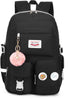 Backpack - School Bag - Backpack - Girl Backpack - School Backpack - School Bag - Laptop Backpack - 30 Liters - BlackA