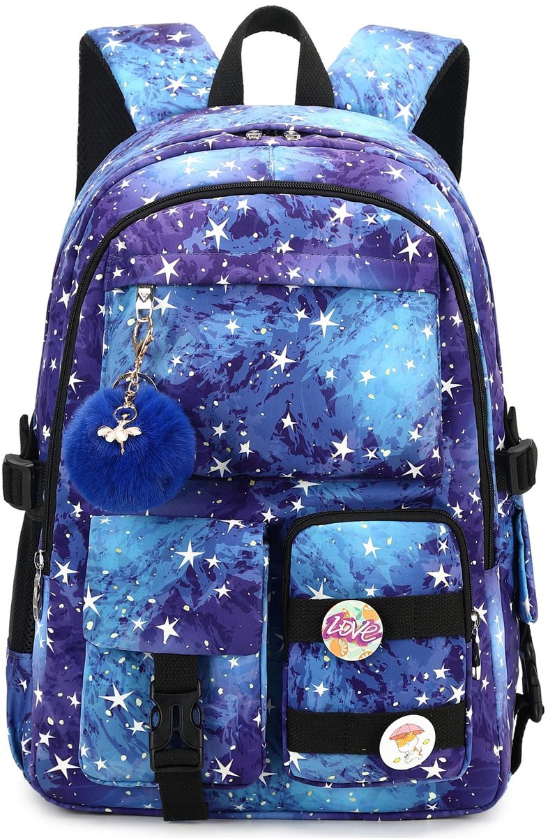 Backpack - School Bag - Backpack - Girl Backpack - School Backpack - School Bag - Laptop Backpack - 30 Liters - BlueB