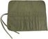 Roll-Up Canvas Brush Case - Brush Holder - Canvas - 22 Slots - Brush Bag - Brush Holder - Pencil Case - Paint Brush Holder - Portable - Roll-Up - Brush Not Included - Suitable for Various Painting Tools - 40.5*33cm - Vegetable