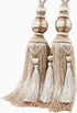 2 Pieces - Curtain Tassels - Curtain Ties - Curtain Tassel - Curtain Accessories - Curtain Holder - Curtain Tie Rope - Window Decoration Accessories - Curtain Tassel - Beige - 75cm