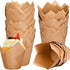 Set of 120 Paper Muffin Cups - Tulip Design - Food Grade Baking Paper - Non-Stick - High Temperature Resistant - For Wedding, Kids Birthday Party Supplies